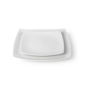 Assiette « Carré blanche »